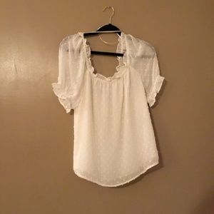 New Cece white blouse